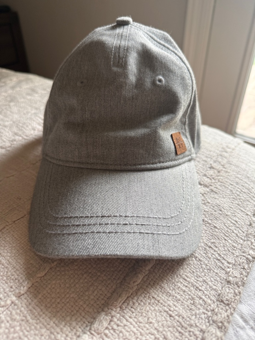 Simple Gray Casual Baseball Cap